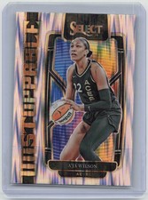 2024 Panini Select WNBA #13 A'ja Wilson Unstoppable Prizms Flash