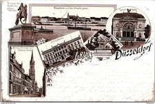 S13618 postcard Germany - Gruss aus Dusseldorf