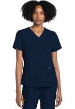 Cherokee WW Originals Scrubs Women's V-Neck Top CK961A NAV Navy Free Ship