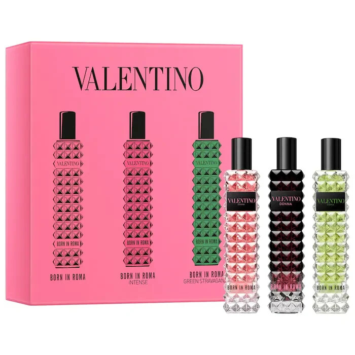 VALENTINO BORN IN ROMA 香水セット 15ml x 3本 ドンナ ボーン イン ローマ セット｜ヴァレンティノ ビューティ