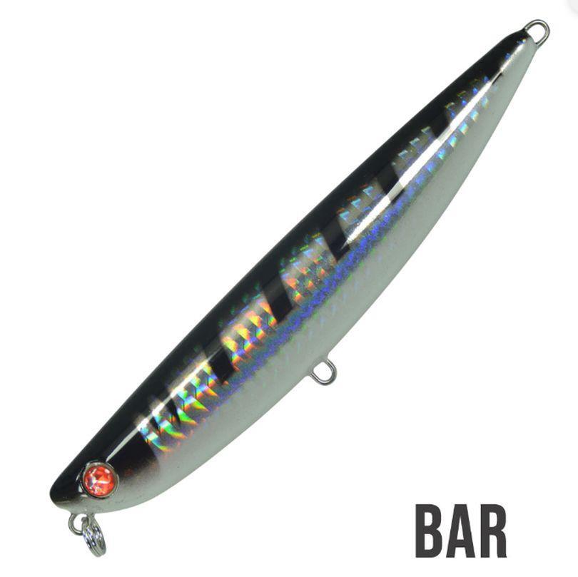 ARTIFICIALE PRO-Q 120 BAR SEASPIN LURES SPINNING WTD POPPER PRO Q PESCA MARE