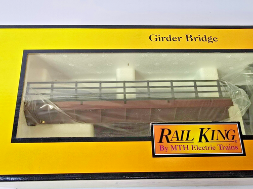 Vintage Rail King MTH O Scale Girder Bridge Elevated Subway Trestle Bridge NOS - 第 4/8 張圖片