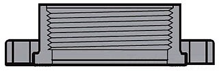 855-007 3/4in IPS VAN STONE COMP FLANGE PVC SCH-80 SPEARS MFG. CO. 9607