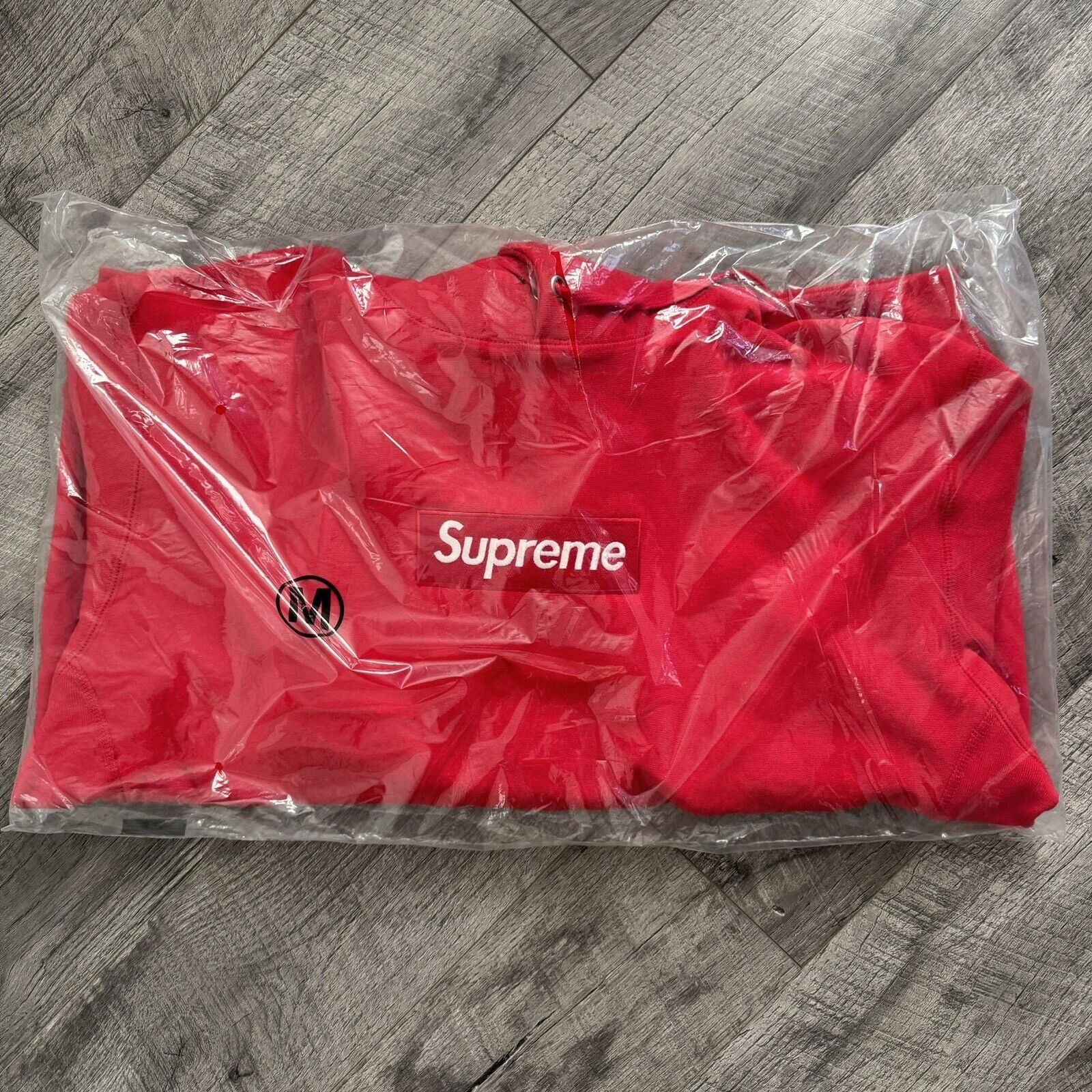 Supreme Box Logo Hooded Sweatshirt FW 2023 Red Size Medium | eBay