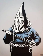 Goin "KkKop" Original on Canvas Edition of 3 Streetart