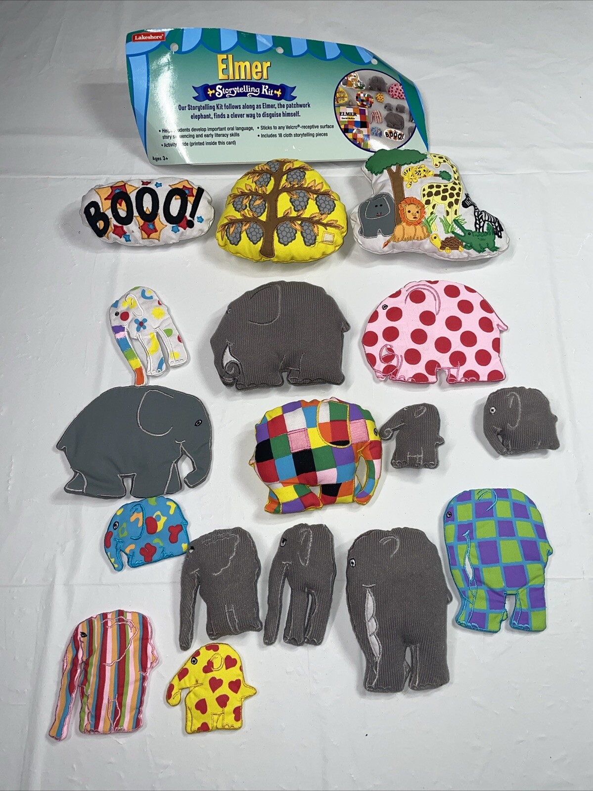Empowering Education: Transformative Jamaican Schools Literacy Donations Initiative 9 Vtg Lakeshore Elmer Storytelling Kit Set Of 17 Teacher Supply Homeschool