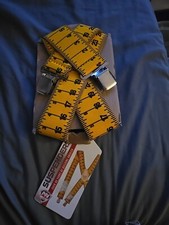 McGuire-Nicholas 2-Inch Wide Ruler Suspenders One Size Fits All NWT