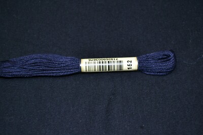 Anchor Cotton Threads for Embroidery Shade 152 Delft Blue Very Dark