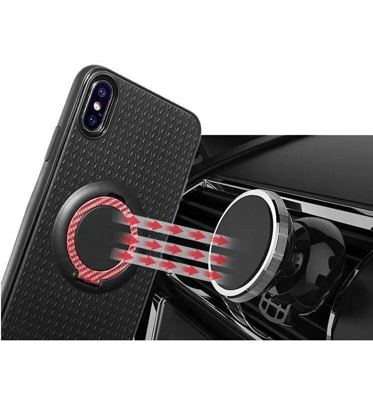 Magnetic Ring Stand Phone Case for iPhone 5c - PC & TPU Material - Image 4 of 4