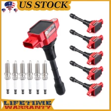 6 Ignition Coil + 6 Spark Plug Set for 2008-2012 Infiniti EX35 M35 3.5L UF550