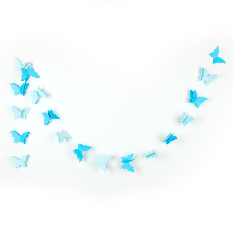 Colorful 3D Paper Garland Banner - Party Wedding Birthday Hanging Decoration 7 thumbnail image