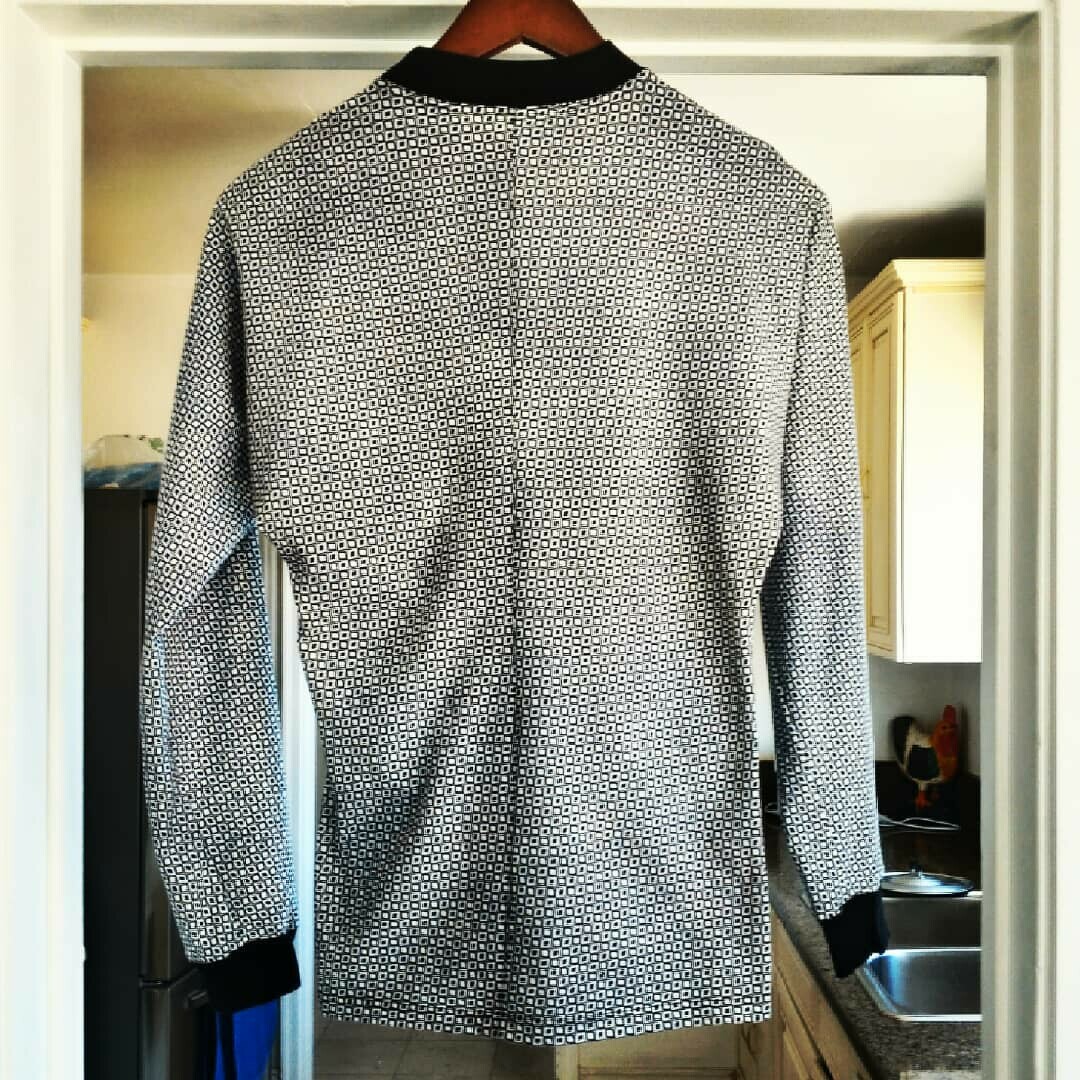 Authentic Gianni Versace Geometric Pattern Black/… - image 6