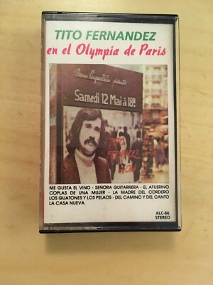 Tito Fernandez en el Olympia de Paris cassette. Rare!