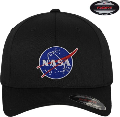 NASA Insignia Flexfit Cap Black - Bild 1 von 1