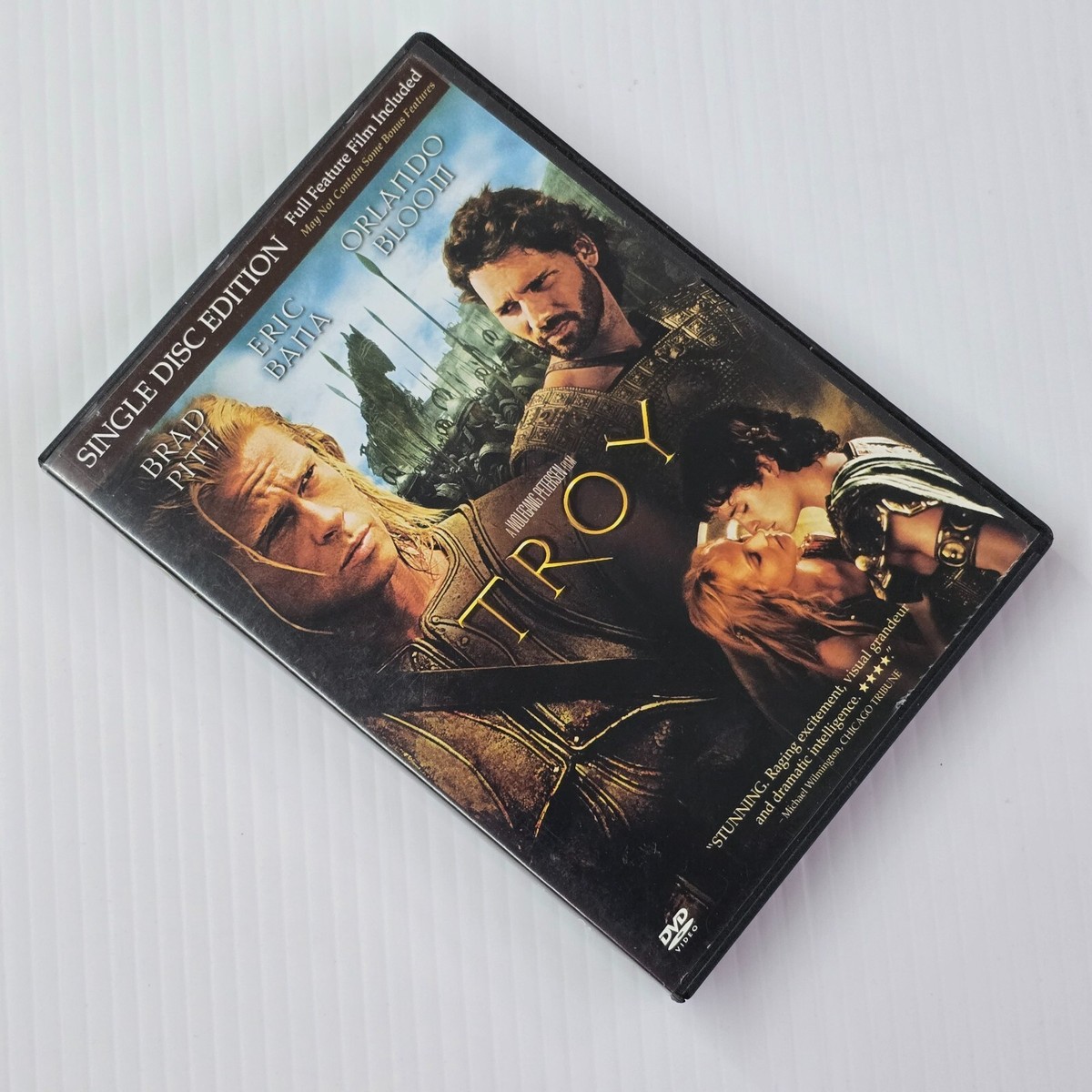 Troy (DVD, 2004, Widescreen) Brad Pitt, Eric Bana, Orlando Bloom