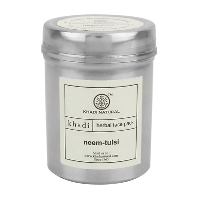 Khadi Herbal Neem-Tulsi Face Pack Natural For Removing Pimples - 50 GM