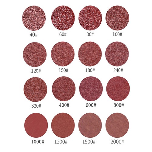 BULK LOT 5 inch Adhesive Sanding Disc 40 - 2000 Grit PSA Sticky Back Sandpaper - Picture 6 of 22