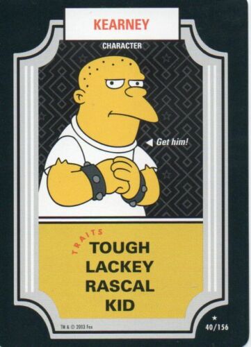 Simpsons TCG - Kearney #40 Rare - Picture 1 of 1