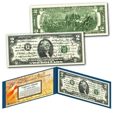 ALL 47 US PRESIDENT SIGNATURES 2025 Genuine Legal Tender $2 Bill - World's First