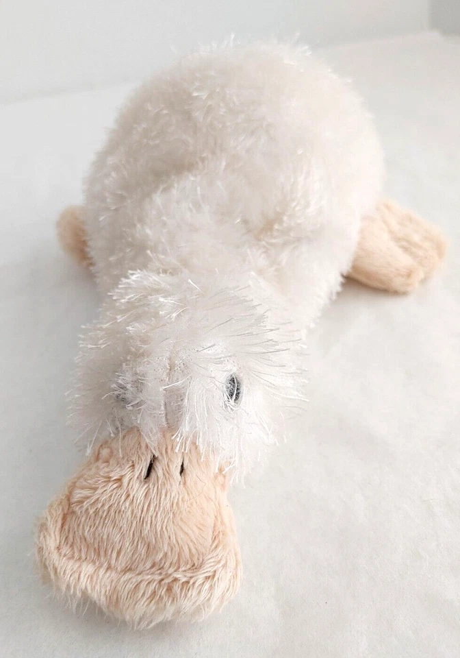 GANZ Lil' Kinz Googles Duck HS021 Plush Toy White #17897 - Image 3 of 4