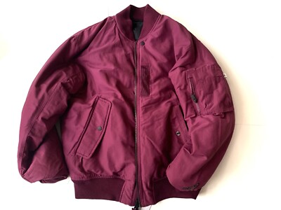 Air Jordan Essentials MA-1 Reversible Bomber Jacket DA9796-610  Bordeaux/Black M