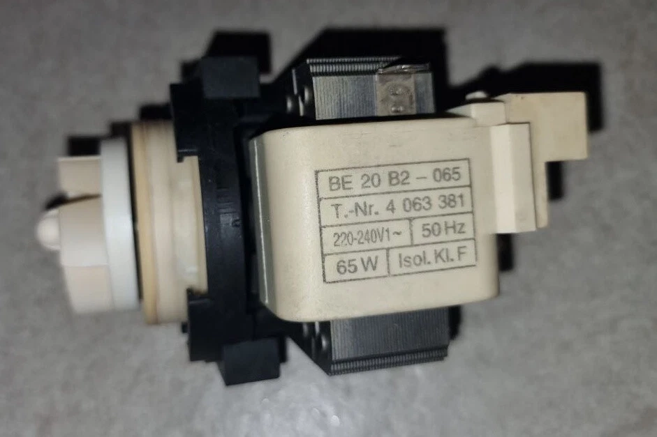 Miele Motor BE20B2-065 Laugenpumpe Teil.-Nr. 7640961 4063381