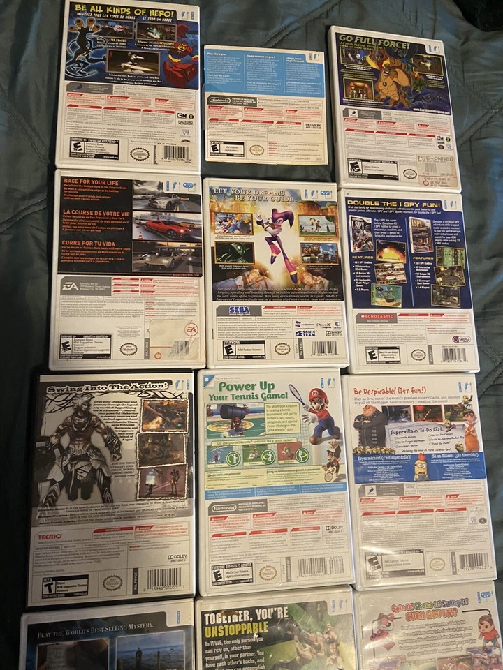 Nintendo Wii Game Lot Of 12 eBay
