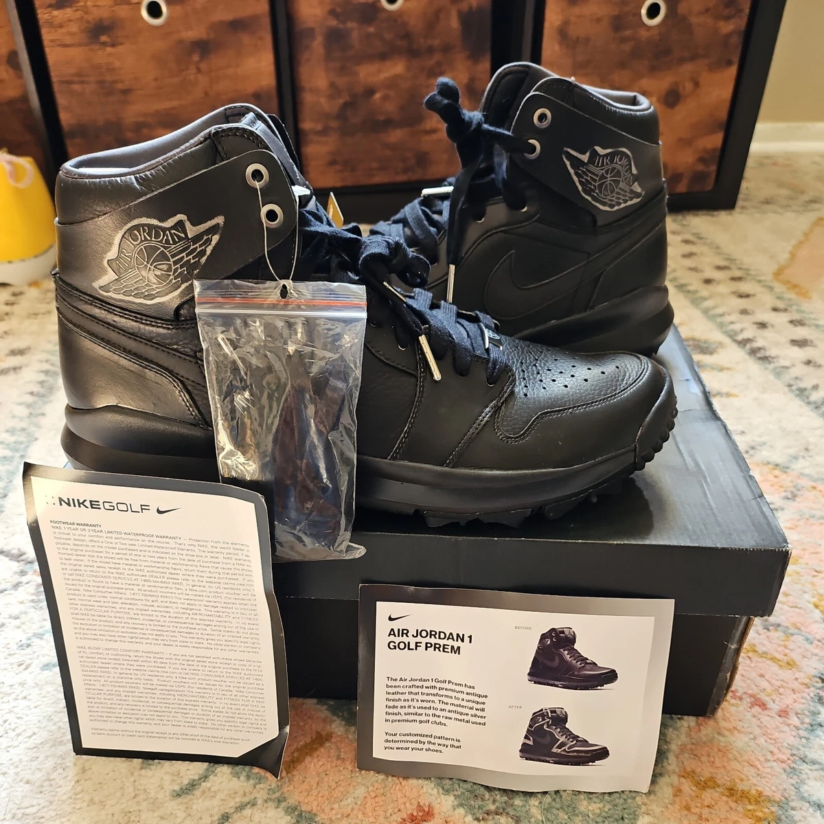 ナイキAIR JODAN1 GOLF PREM Las mejores ofertas en Jordan 1 Golf Premium Black | eBay