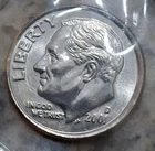 2001 D  10C Roosevelt Dime BU M/S CLAD Uncirculated In Cellophan FREE SHIPPING