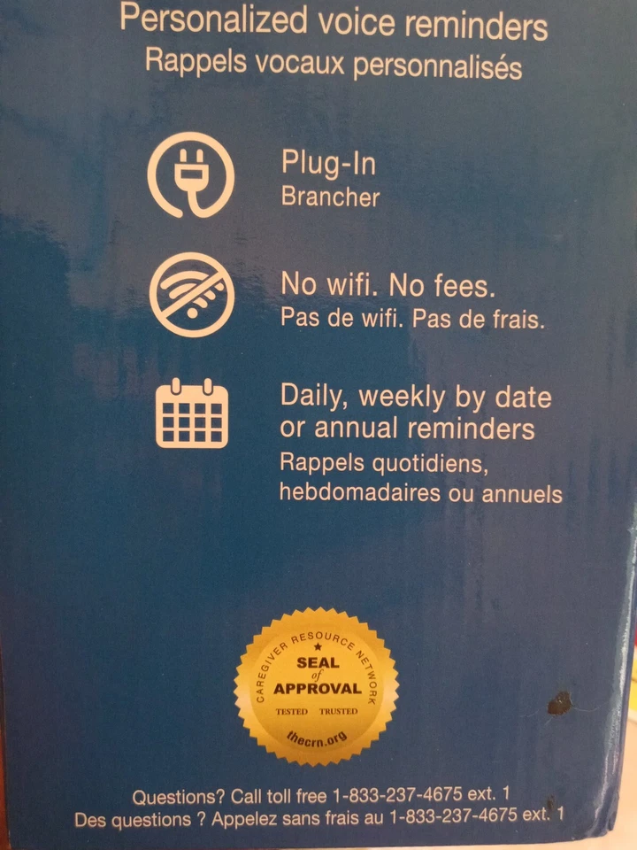 ROSIE 2 Stress Free Reminder Day Clock | Voice Activated -NIB F1 - Image 4 of 4