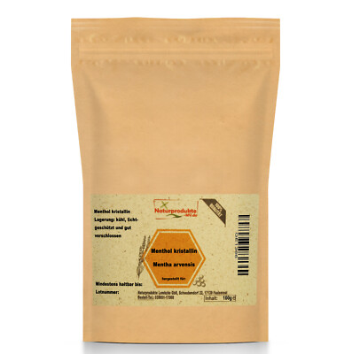 (74,50 EUR/kg) Mentholkristalle (100g) Menthol Kristalle Sauna Aufguss