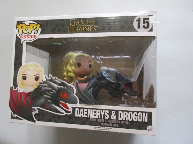 (未使用･未開封品)Funko - Figurine Game of Thrones - Drogon et Daenerys Pop Rides 15cm - 0849803072353 Funko POP Rides Game of Thrones Daenerys and Drogon Set 15