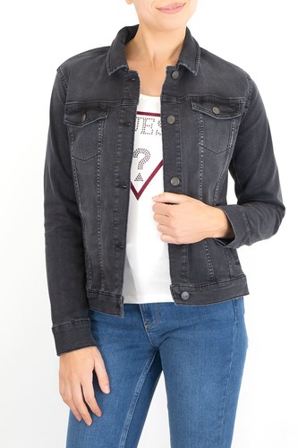 Womens White Stuff Denim Jacket Black 
