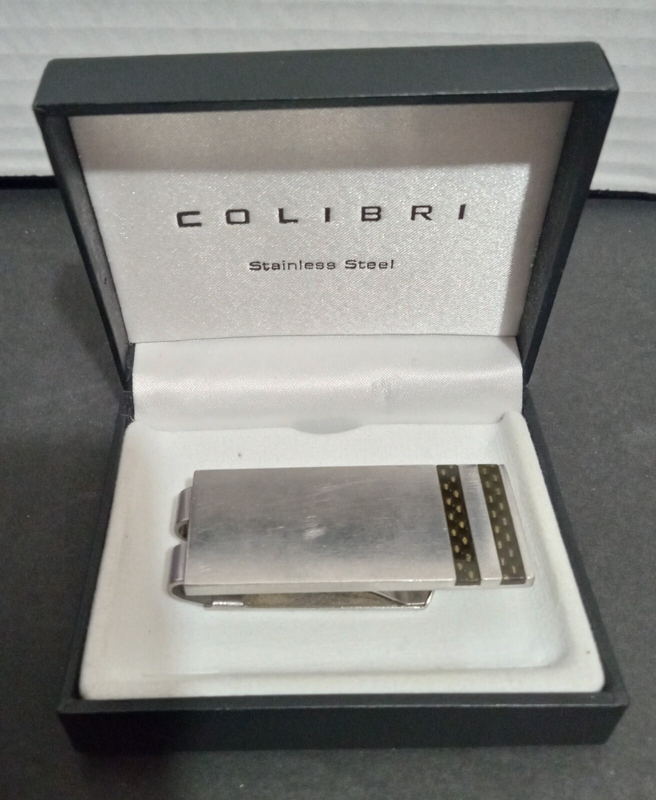 Colibri Stainless Steel Money Clip with Gift Case-image