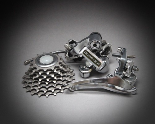 Shimano Dura Ace 8 Sp Shifting Set / RD 7402 FD 7403 CS 7401 / 1990 st FH FC HP - Picture 2 of 24