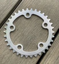 NOS Ofmega 34t Super Competizione Triple Crankset Chainring Vintage Road Touring