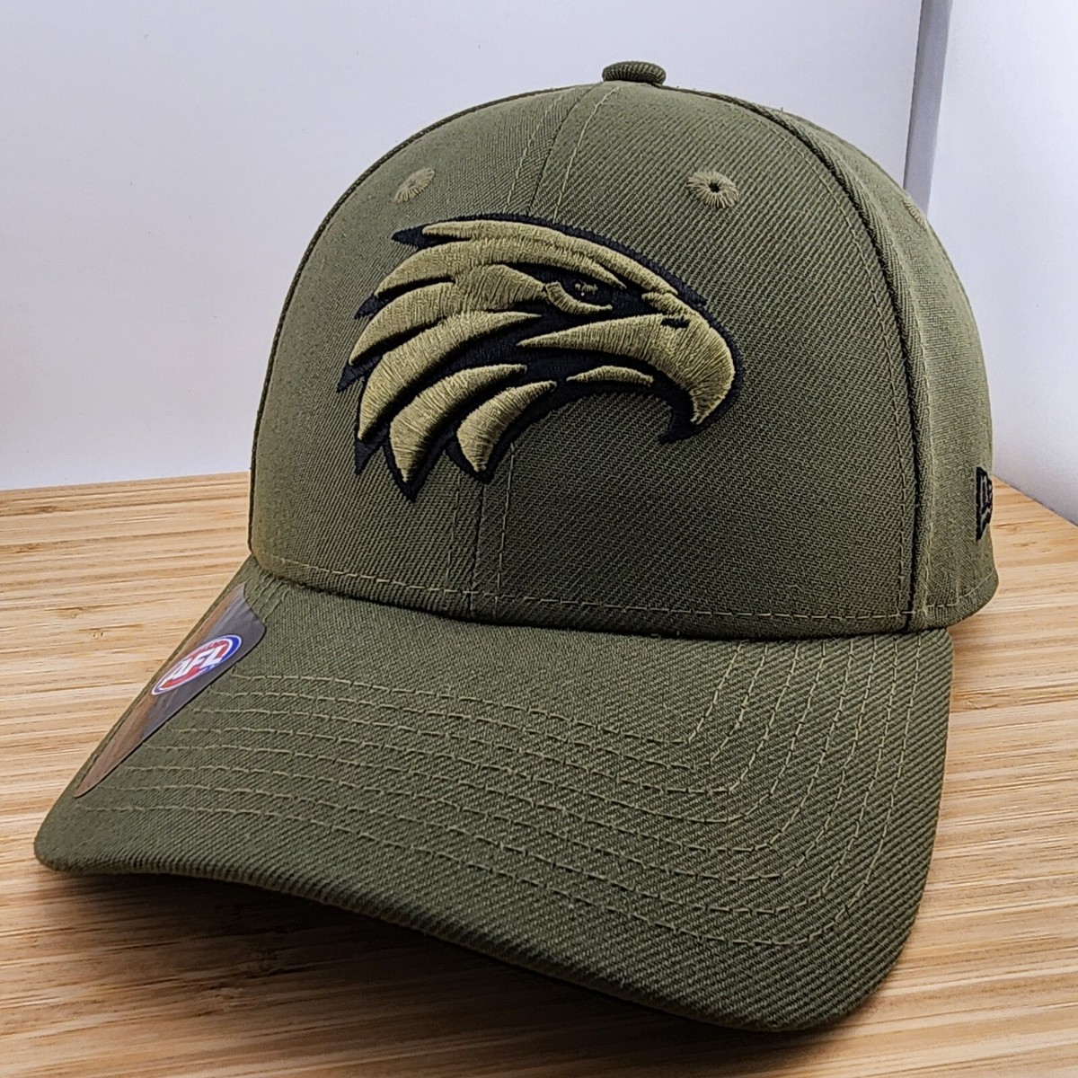 West Coast Eagles Hat Cap, AFL, Army Green Colorway, NEW ERA
