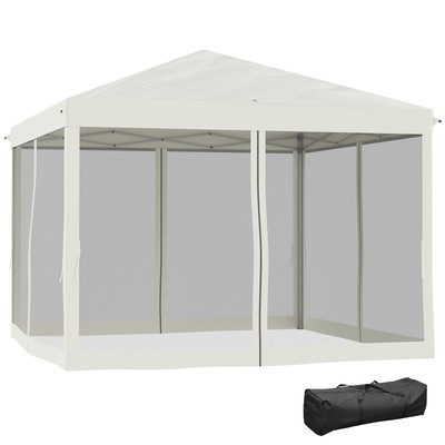 10x10 ft Pop Up Patio Canopy Tent Gazebo Outdoor Garden Ez up Screen House Room
