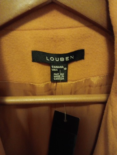 NWT Nordstrom Louben Wool Stunning Jacket - Sz 10 Italian Wool - Autumn Perfect - Picture 4 of 6