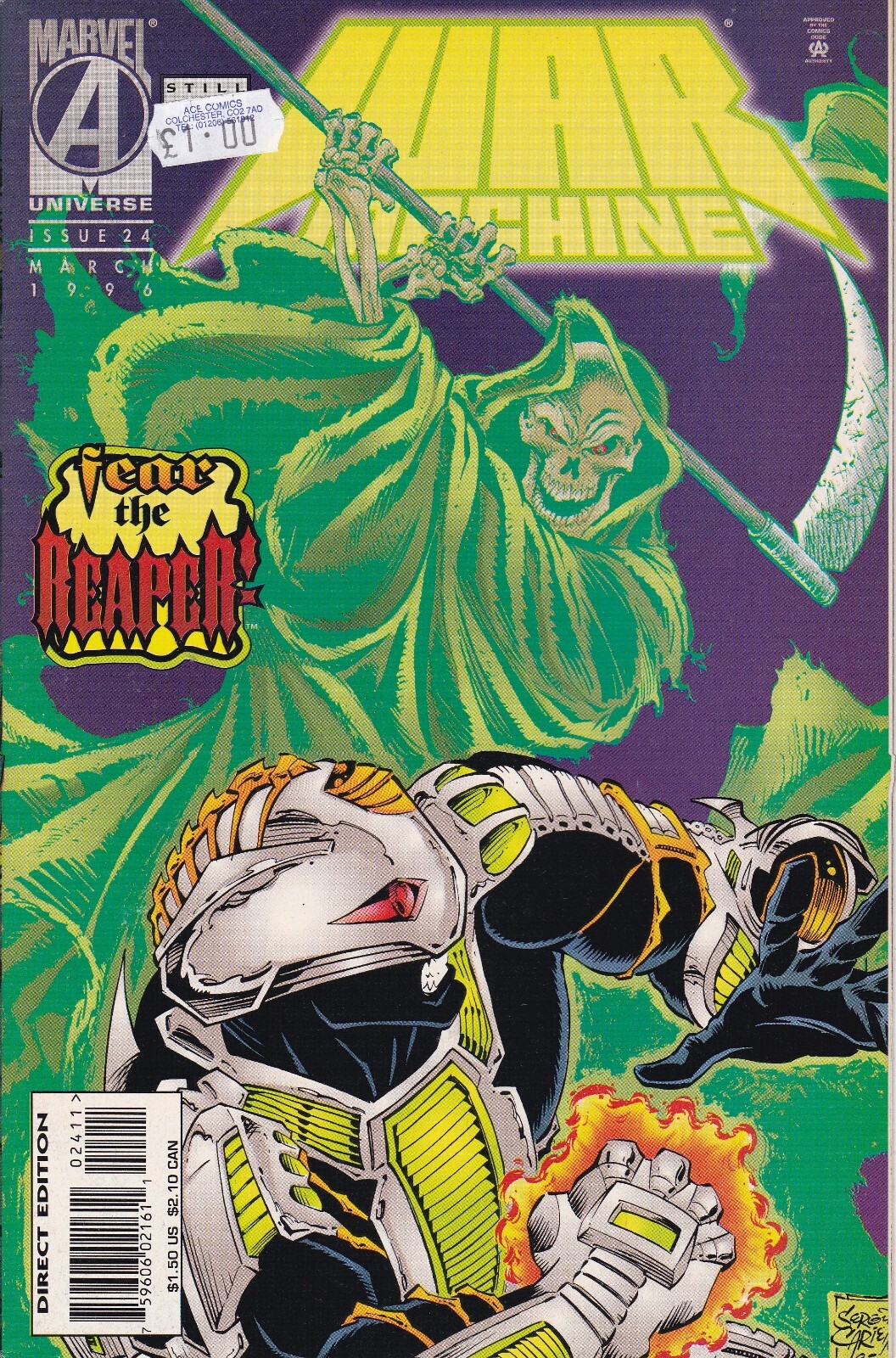 WAR MACHINE (1994) #24 - Back Issue