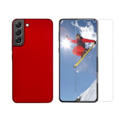 2 in 1 Set Of Mobile Phone Cases + Protection glass for Samsung Galaxy S22 Plus