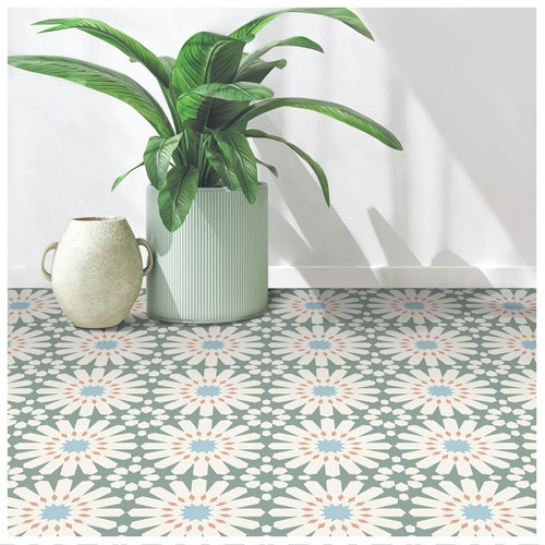 Peel and Stick Floor Tile - 20 PCS 8"X8"Vinyl Flooring Waterproof Self-Adhesive