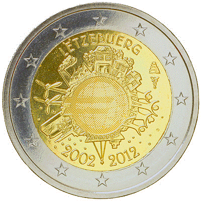 2 Euro Commemorativi del 2012 Anniversario EURO - FDC da Rotolino - A SCELTA - Afbeelding 18 van 24