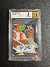 2019 Topps Fire /25 Kyle Tucker #FAP-KT RPA Rookie Patch Auto RC Beckett Graded