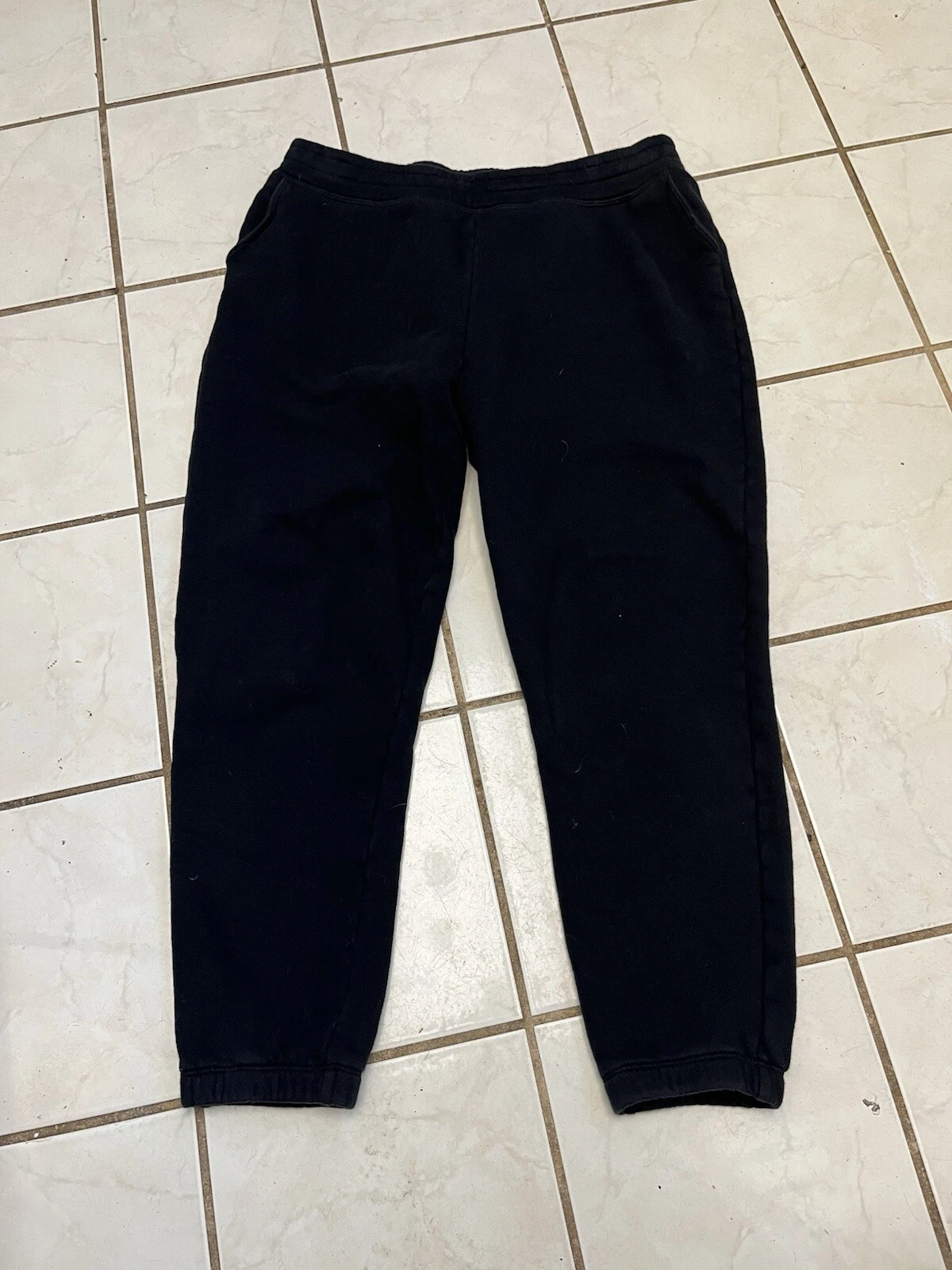 beyond-yoga pull on french terry cotton knit sweatpants