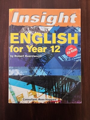 Insight English for Year 12 by Robert Beardwood Paperback VCE with CD rom