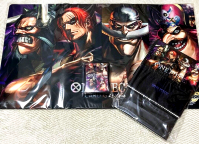 One Piece Card Official Playmat & Storage & Sleeve Former Four