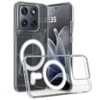Magnetic Clear PC Hard Back Case For Motorola Signature / 70 Ultra / X70 Air Pro