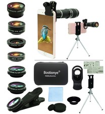 Cell Phone Camera Lens Kit,11 in 1 Universal 20x Telephoto 0.63Wide Angle 15X...