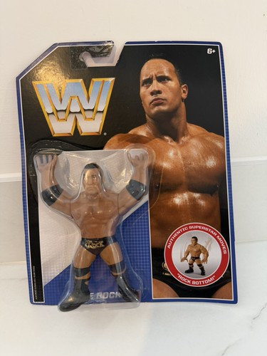 WWE Retro Series Hasbro-Style Figure The Rock...